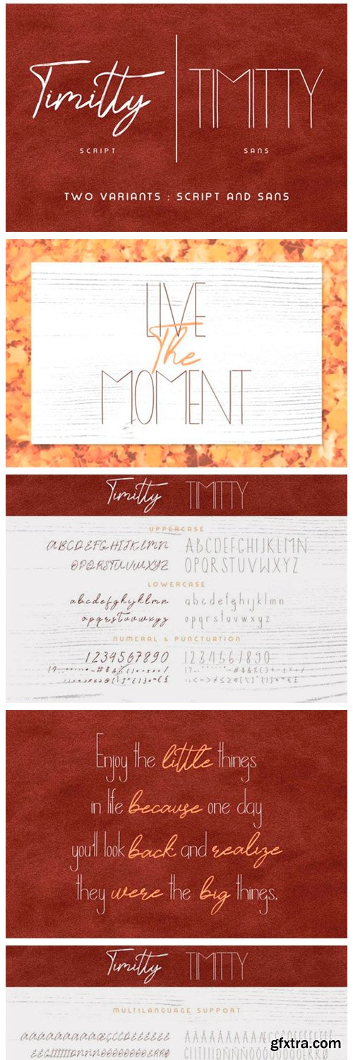 Timitty Duo Font