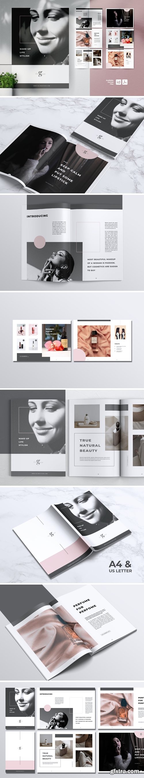 COLINGETHON Beauty & Cosmetic Lookbook Brochures