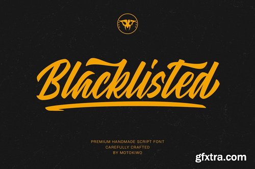 CM - Blacklisted - Vintage Script Font - 4608241