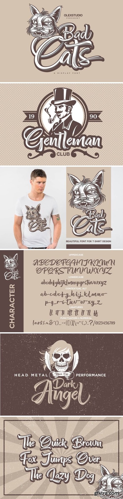 Bad Cats Font