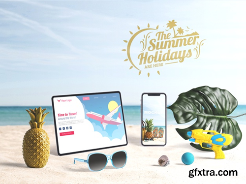 editable-tablet-smartphone-mockup-with-summer-elements_23-2148194499