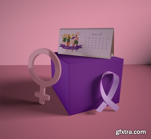 women-s-day-calendar-with-mock-up_23-2148396545