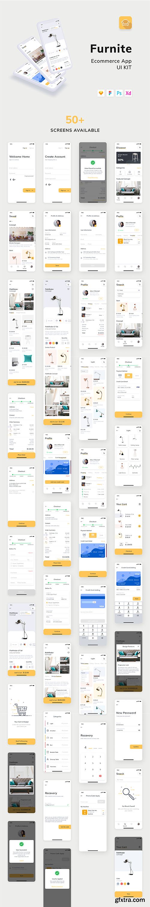 Furnite - Furniture E-Commerce UI KIT