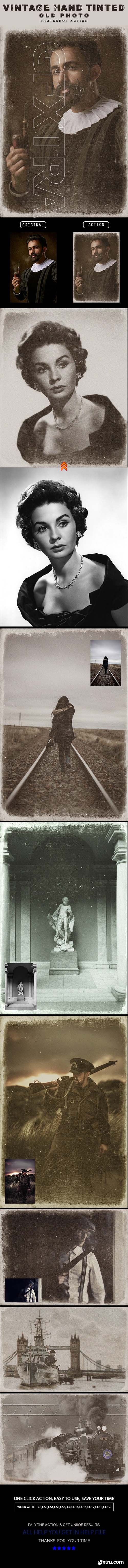 GraphicRiver - Vintage Hand Tinted Old Photo Photoshop Action 25779186