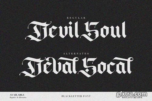 Blackey Blackletter Font