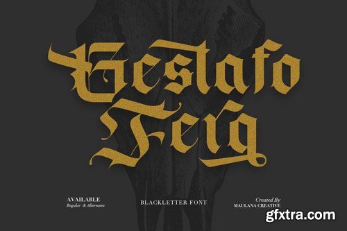 Blackey Blackletter Font