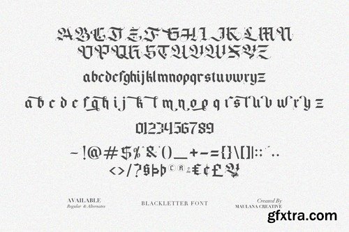 Blackey Blackletter Font