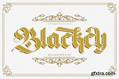 Blackey Blackletter Font