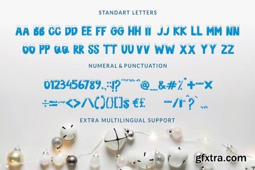 Snow Blue - Display Font