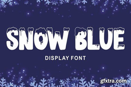 Snow Blue - Display Font