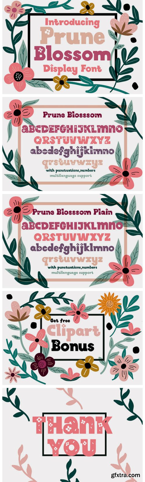 Prune Blossom Font