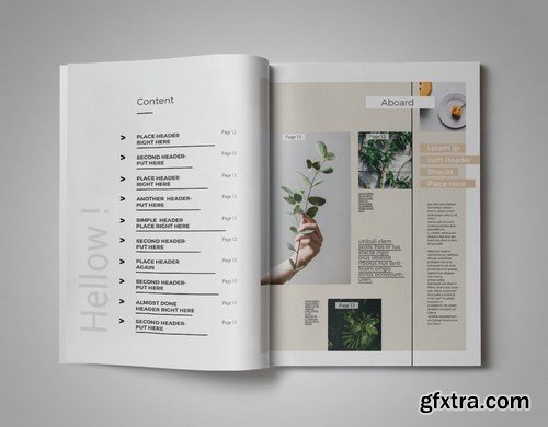 Theplant Magazine Template