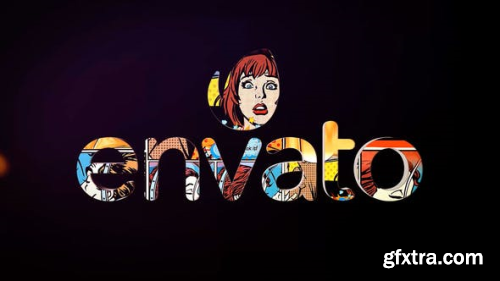 Videohive 3D Comic Logo Reveal 23640611