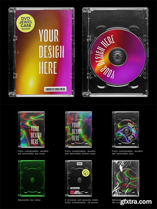 DVD Jewel Case Mockup