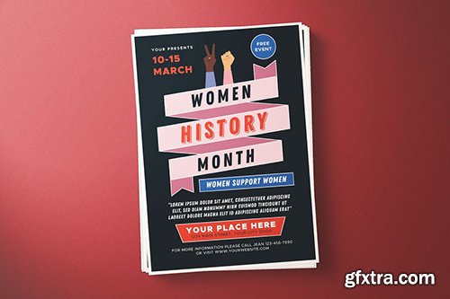 Women's History Month Flyer