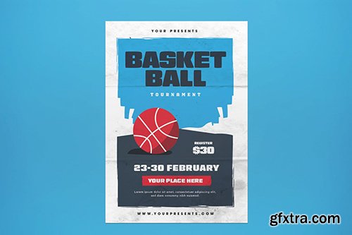 Basket Ball Tournament Flyer