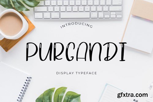 Purgandi Display Font