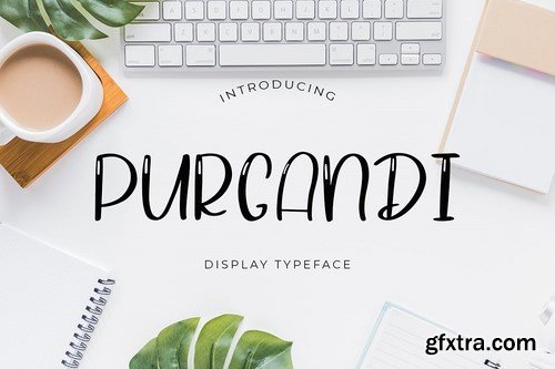 Purgandi Display Font