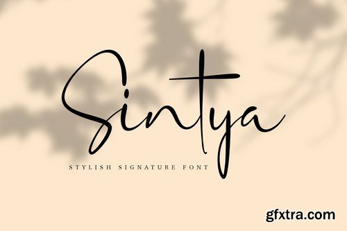 Sintya Stylish Signature Font