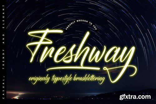 Freshway Originaly typestyle Font