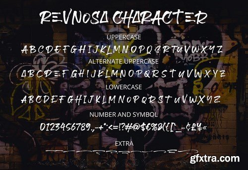 Revnosa Urban Brush Font