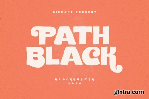 CM - Path Black Typeface 4617871