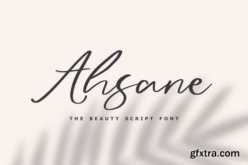 Ahsane - The Beauty Script Font