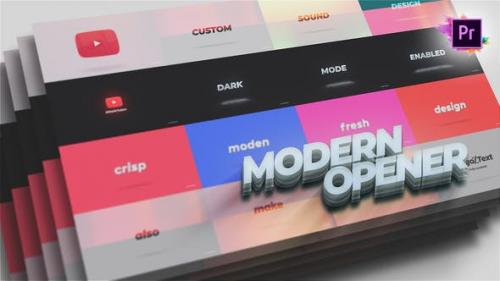 Videohive - YouTube Channel Intro Opener For Premiere Pro MOGRT