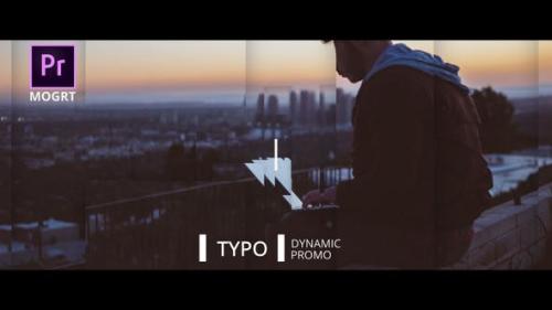 Videohive - Dynamic Typo Promo Premiere Pro MOGRT