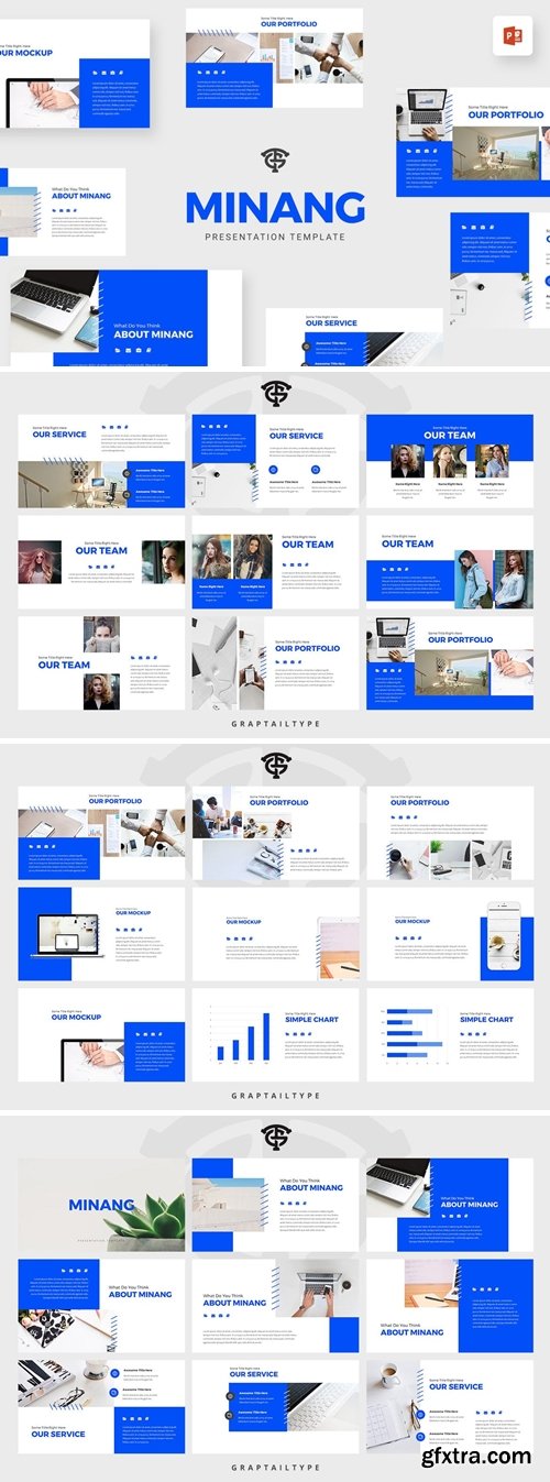 Minang Corporate Powerpoint, Keynote and Google Slides Templates