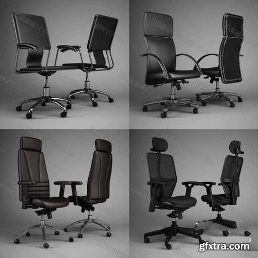 Office Chair Set 02