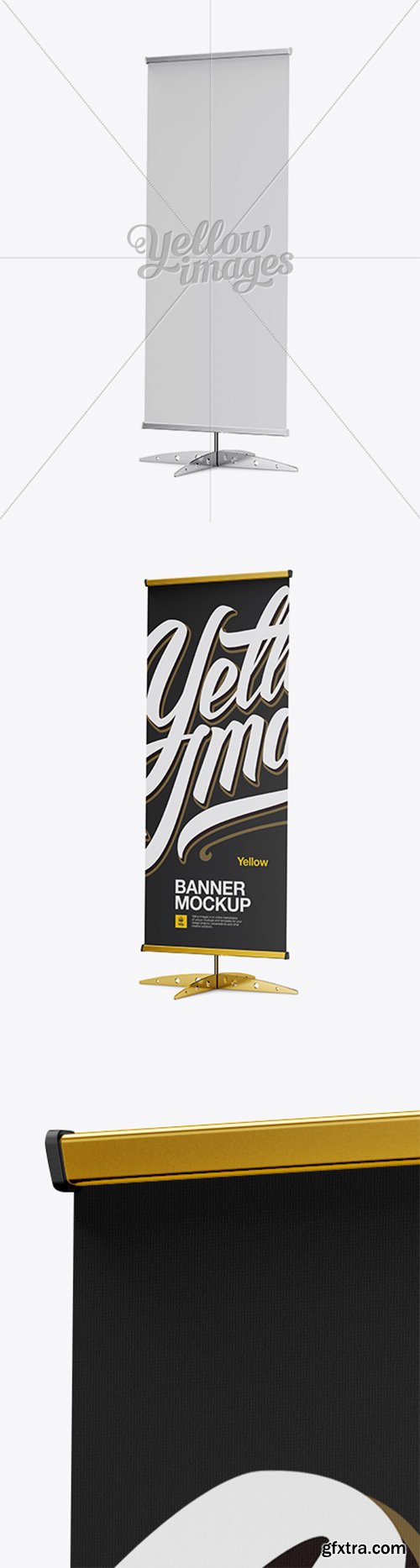 Roll-up Banner Mockup - Half Side View 17881