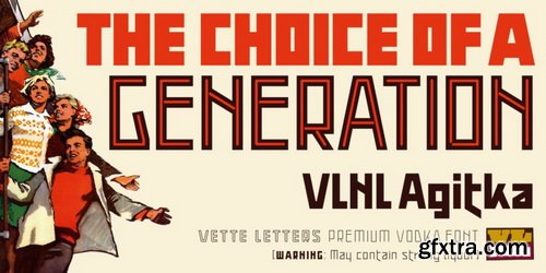 VLNL Agitka Font Family