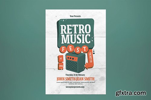 Retro Music Flyer