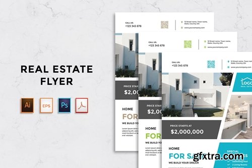 Real Estate Flyer v3 - [code YP]