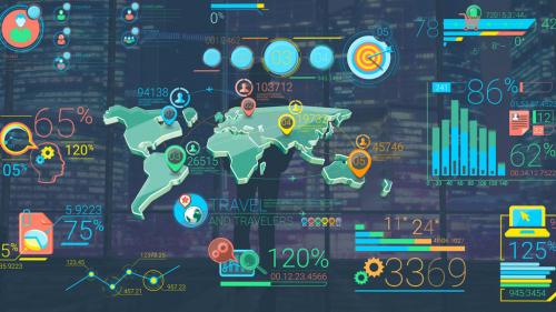 Colorful Corporate Infographic Elements - 12337132