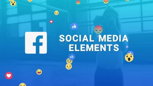 Facebook Social Media Elements - 14307963