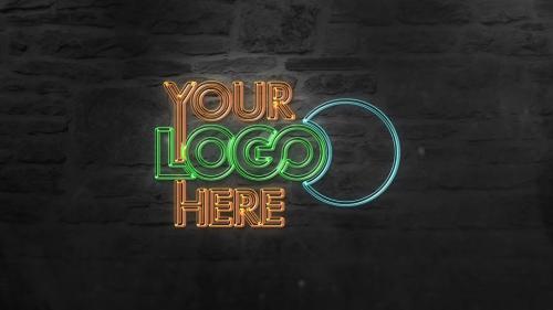 Neon Logo Reveal 4K - 13948633