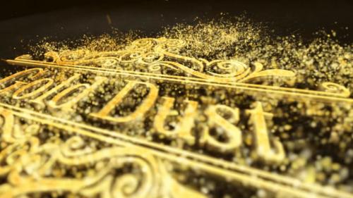 Gold Dust Logo Reveal - 14109696