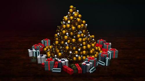 Neo Gold Christmas Tree - 14123074