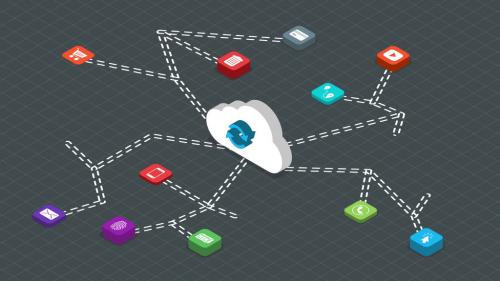 Isometric Cloud Infographic - 13683945