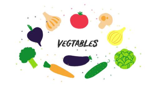 Fruits and Vegetables. Hand Drawn Pack - 13684241