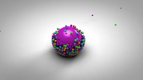 Colorful 3D Balls Logo Reveal - 13696343