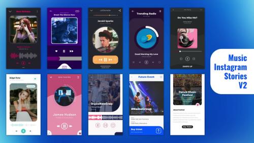 Music Instagram Stories V2 - 13602882