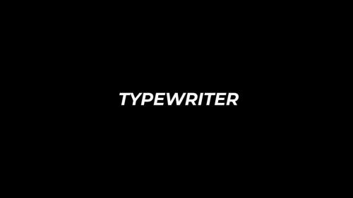 Typewriter Text Animation Presets - 13454064