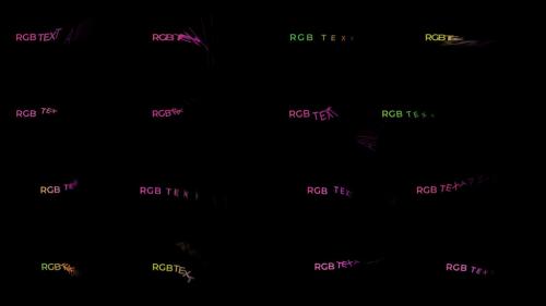 Text Animations Presets Pack + (RGB) - 13379797