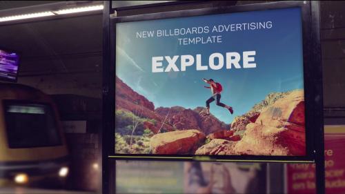 Billboards Subway Mockup Promos - 13173695