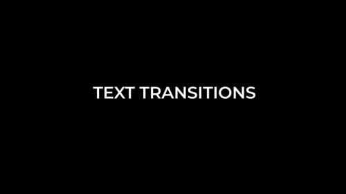 Trendy Text Transitions Presets - 13016605