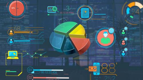 Colorful Corporate Infographic Elements - 12337132