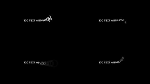 100 New Text Animation Presets - 12499294